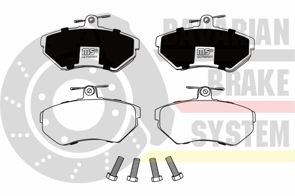 MASTER-SPORT GERMANY fékbetétkészlet, tárcsafék - K6028212 - TothCarparts