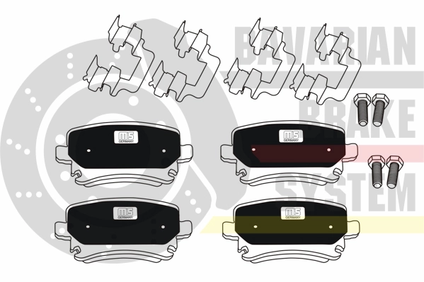 MASTER-SPORT GERMANY fékbetétkészlet, tárcsafék - K6028872 - TothCarparts