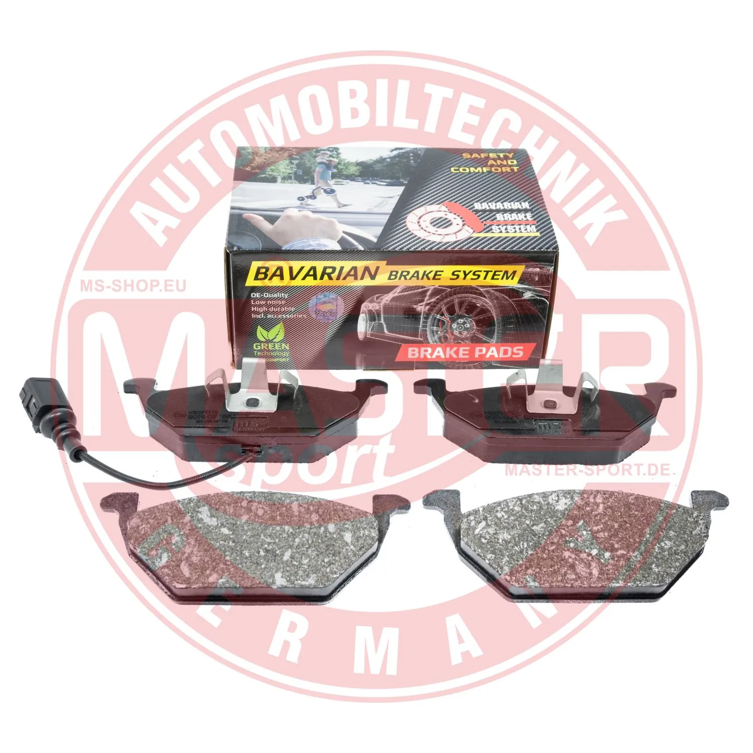 MASTER-SPORT GERMANY fékbetétkészlet, tárcsafék - K6071172 - TothCarparts