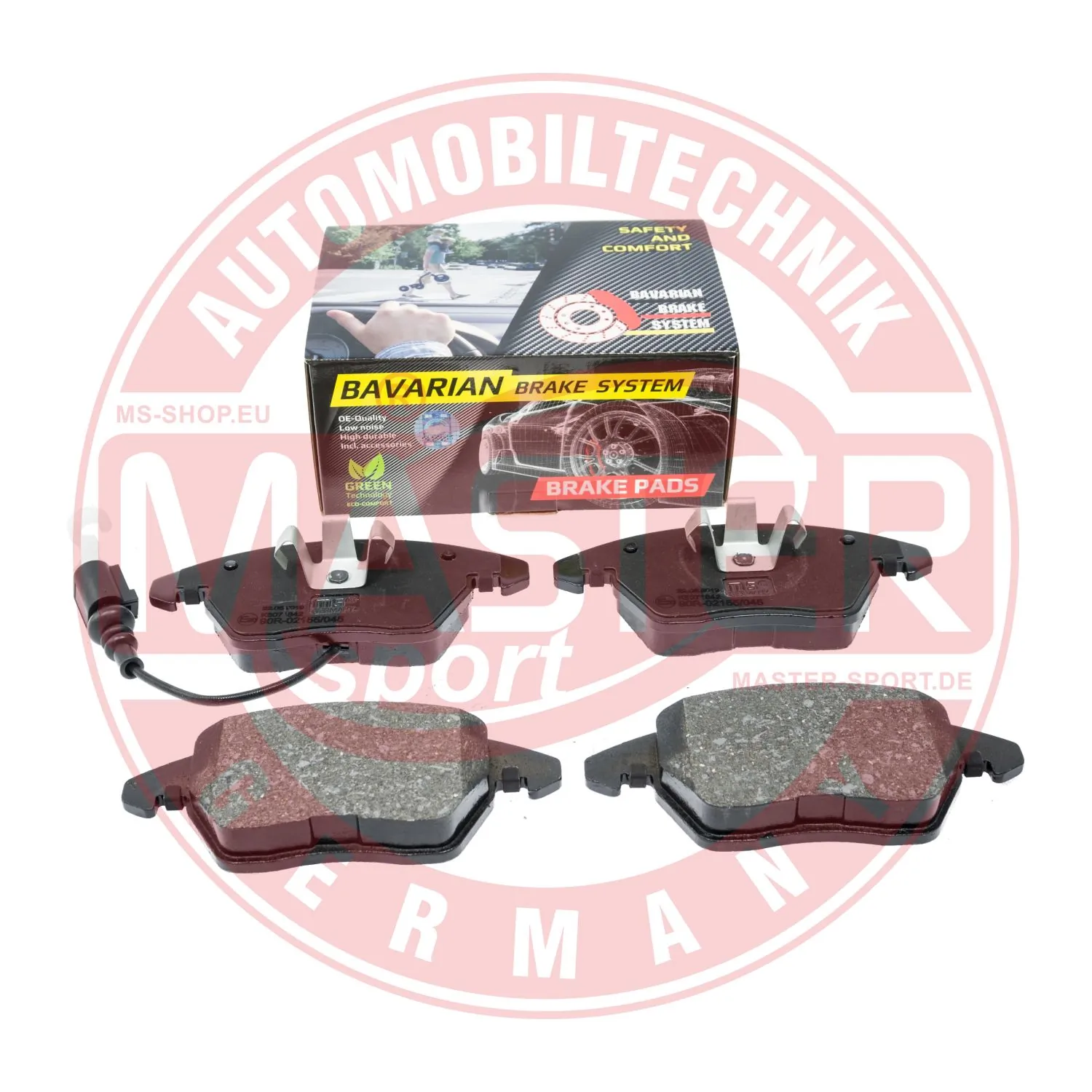 MASTER-SPORT GERMANY fékbetétkészlet, tárcsafék - K6071842 - TothCarparts