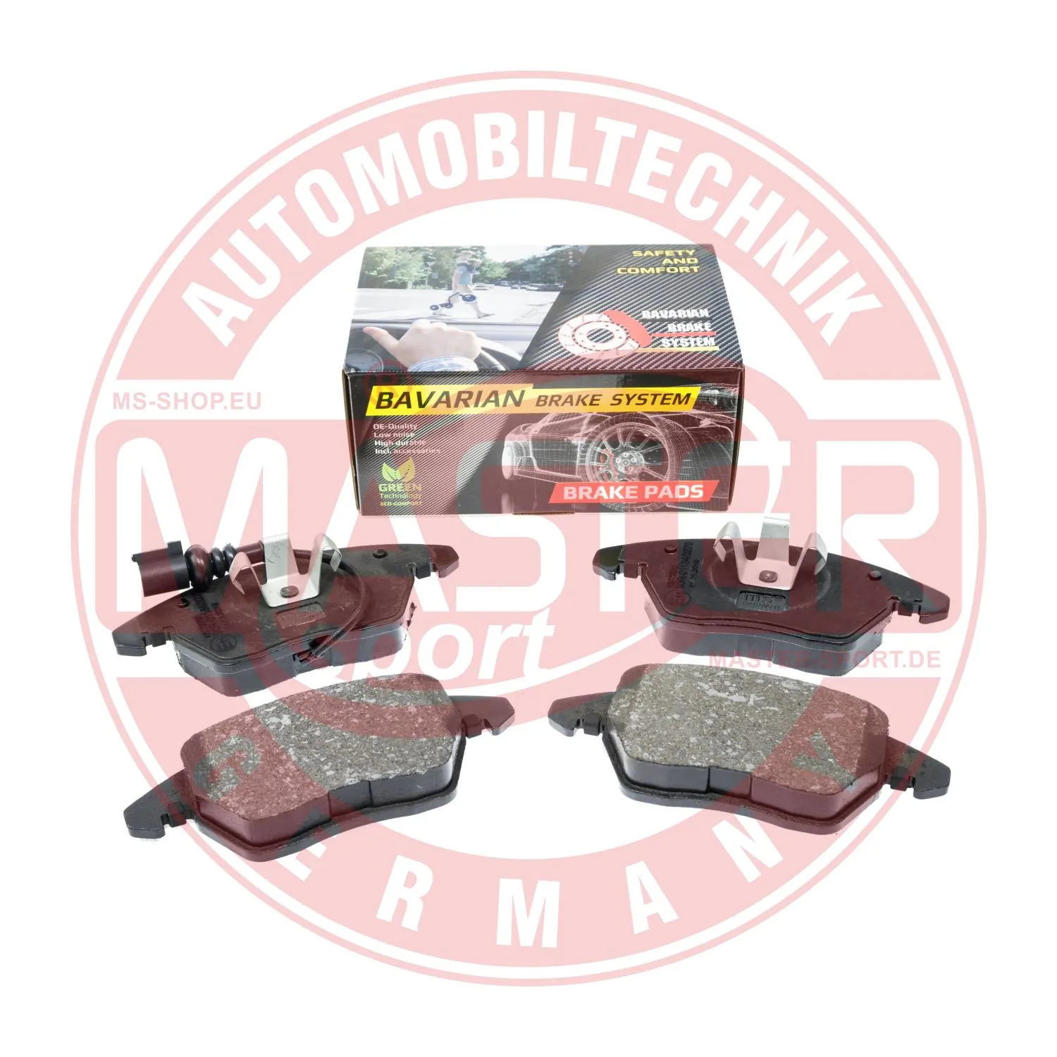 MASTER-SPORT GERMANY fékbetétkészlet, tárcsafék - K6072262 - TothCarparts