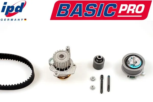 HEPU Vízpumpa + fogasszíj készlet - K62004 - TothCarparts