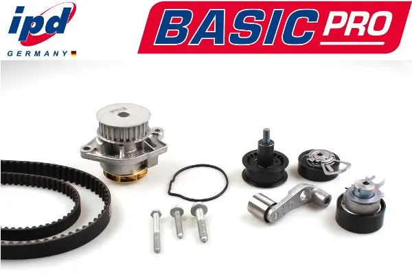 HEPU Vízpumpa + fogasszíj készlet - K62045 - TothCarparts