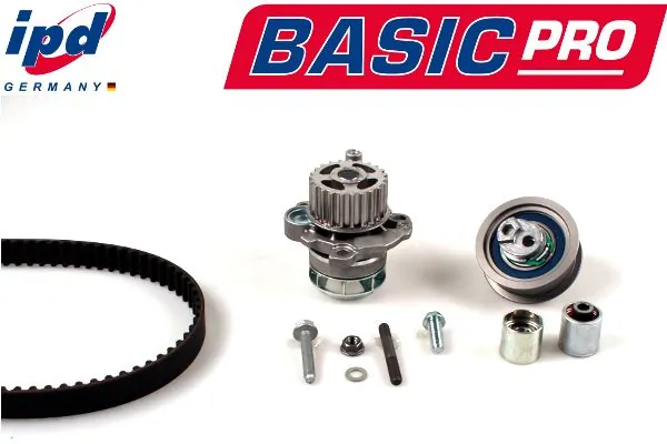 HEPU Vízpumpa + fogasszíj készlet - K62047 - TothCarparts