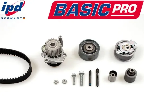 HEPU Vízpumpa + fogasszíj készlet - K62051 - TothCarparts