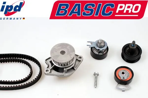 HEPU Vízpumpa + fogasszíj készlet - K62054 - TothCarparts