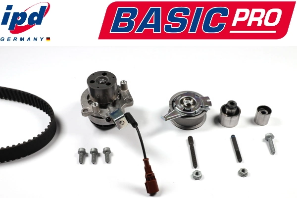 HEPU Vízpumpa + fogasszíj készlet - K62058 - TothCarparts