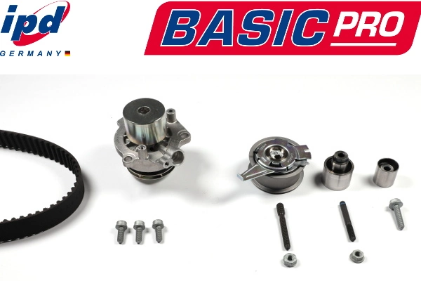 HEPU Vízpumpa + fogasszíj készlet - K62058M - TothCarparts