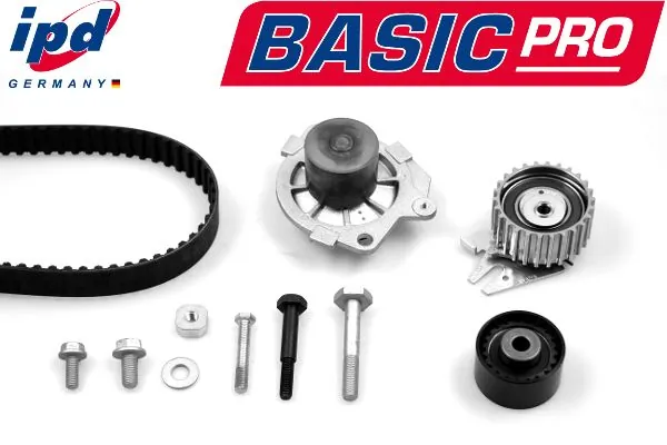 HEPU Vízpumpa + fogasszíj készlet - K62066 - TothCarparts