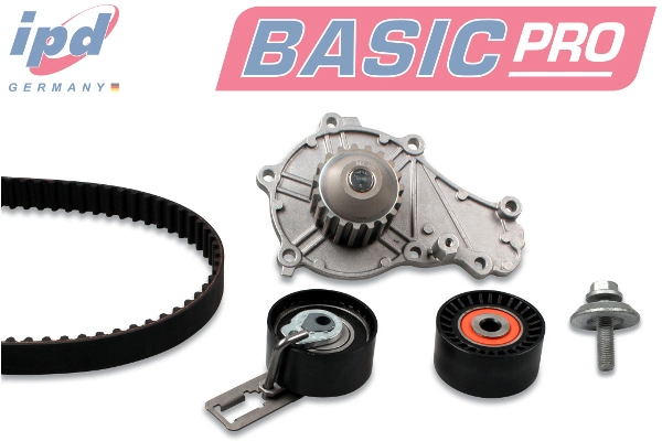 HEPU Vízpumpa + fogasszíj készlet - K62075 - TothCarparts