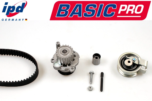 HEPU Vízpumpa + fogasszíj készlet - K62076 - TothCarparts