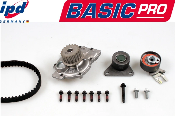 HEPU Vízpumpa + fogasszíj készlet - K62080 - TothCarparts