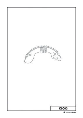 MK Kashiyama fékpofakészlet - K9003 - TothCarparts