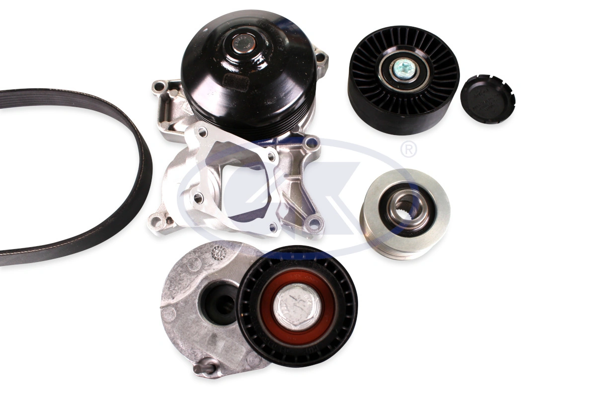 GK Vízszivattyú + bordásszíjkészlet - K980817B - TothCarparts