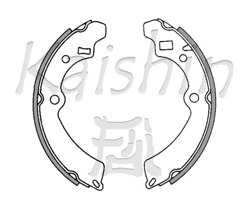KAISHIN fékpofakészlet - K9921 - TothCarparts