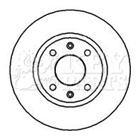 KEY PARTS féktárcsa - KBD4078 - TothCarparts
