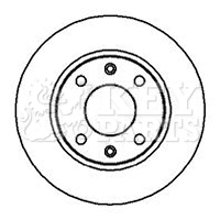 KEY PARTS féktárcsa - KBD4098 - TothCarparts