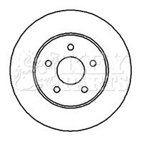 KEY PARTS féktárcsa - KBD4239 - TothCarparts