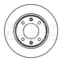 KEY PARTS féktárcsa - KBD4249 - TothCarparts