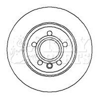 KEY PARTS féktárcsa - KBD4278 - TothCarparts
