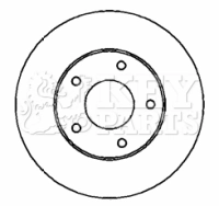 KEY PARTS féktárcsa - KBD4327 - TothCarparts
