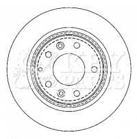 KEY PARTS féktárcsa - KBD4335 - TothCarparts