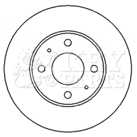 KEY PARTS féktárcsa - KBD4336 - TothCarparts
