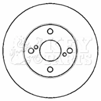 KEY PARTS féktárcsa - KBD4379 - TothCarparts