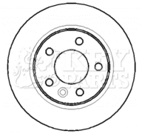 KEY PARTS féktárcsa - KBD4387 - TothCarparts