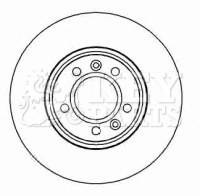 KEY PARTS féktárcsa - KBD4443 - TothCarparts