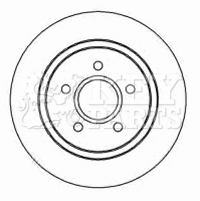 KEY PARTS féktárcsa - KBD4453 - TothCarparts