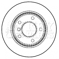 KEY PARTS féktárcsa - KBD4465 - TothCarparts