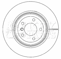 KEY PARTS féktárcsa - KBD4473 - TothCarparts