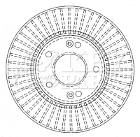 KEY PARTS féktárcsa - KBD4495 - TothCarparts