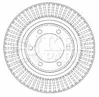 KEY PARTS féktárcsa - KBD4502 - TothCarparts