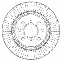 KEY PARTS féktárcsa - KBD4512 - TothCarparts