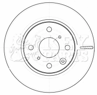 KEY PARTS féktárcsa - KBD4534 - TothCarparts