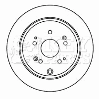 KEY PARTS féktárcsa - KBD4610 - TothCarparts