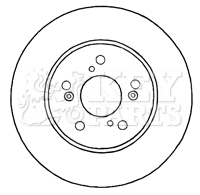 KEY PARTS féktárcsa - KBD4639 - TothCarparts