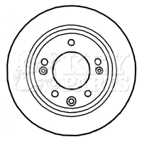 KEY PARTS féktárcsa - KBD4699 - TothCarparts