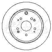 KEY PARTS féktárcsa - KBD4748 - TothCarparts