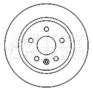 KEY PARTS féktárcsa - KBD4798 - TothCarparts