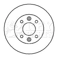 KEY PARTS féktárcsa - KBD4877 - TothCarparts