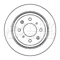 KEY PARTS féktárcsa - KBD4933 - TothCarparts