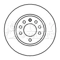 KEY PARTS féktárcsa - KBD5082 - TothCarparts