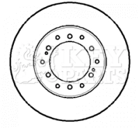 KEY PARTS féktárcsa - KBD5111 - TothCarparts
