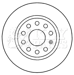 KEY PARTS féktárcsa - KBD5200 - TothCarparts