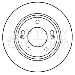 KEY PARTS féktárcsa - KBD5257 - TothCarparts