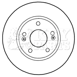 KEY PARTS féktárcsa - KBD5270 - TothCarparts