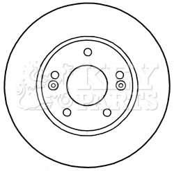 KEY PARTS féktárcsa - KBD5313 - TothCarparts